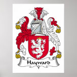 Hayward Family Crest Poster