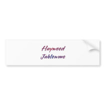 Haywood Jablowme Bumper Sticker