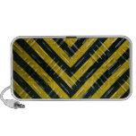 Hazard Stripe Diamond Plate Textured iPhone Speakers