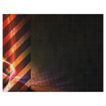 Hazard Stripes Abstract Layout Personalized Flyer