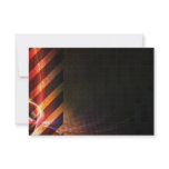 Hazard Stripes Abstract Layout Invite
