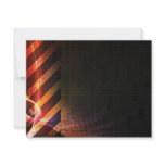Hazard Stripes Abstract Layout Custom Invites