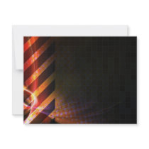 Hazard Stripes Abstract Layout Custom Invites