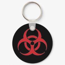 Hazard Symbol Keychain