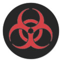 Hazard Symbol Stickers by Jamene_Clothing Hazard Symbol Stickers