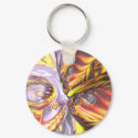 Haze Abstract Keychain by alexanderbutler Haze Abstract Keychain