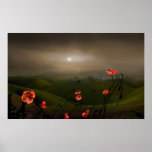 Haze On The Hills Poster