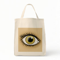 Hazel Eye icon Canvas Bags