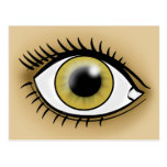 Hazel Eye icon Post Card