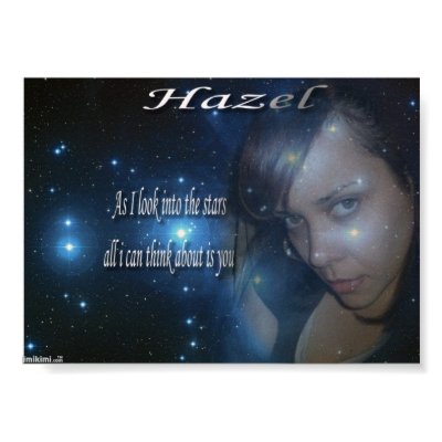 hazel love print by haziehaze
