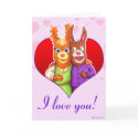 hazel Valentine's Day card by Swazzle hazel Valentine's Day card