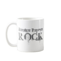 Hazmat Experts Rock mugs by busybrain Hazmat Experts Rock mugs