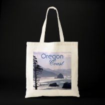 Hazy Blue Haystack Rock Oregon Coast Bag bags