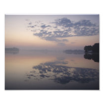 Hazy Dawn on the Chain of Lakes Photo Art