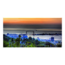 Hazy Morning Customized Photo Card