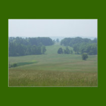Hazy Peace and Quiet Postcard