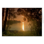 Hazy Sunrise at Split Rock Greeting Cards
