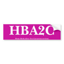 HBA2C bumper stickers by eriksmithtx HBA2C bumper stickers