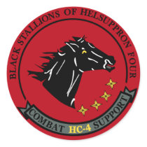 HC-4 Black Stallions stickers