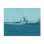 HCMS Saskatchewan", Canadian Navy destroyer escort Postcard