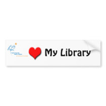 HCPL Library love bumper stickers