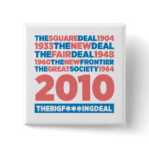 HCR and The American Deals Pinback Button