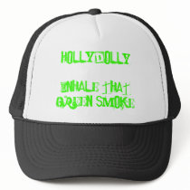 HD green smoke hat by HollyDollyLiteItUp HD green smoke hat