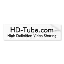 HD-Tube Bumper Sticker bumper stickers
