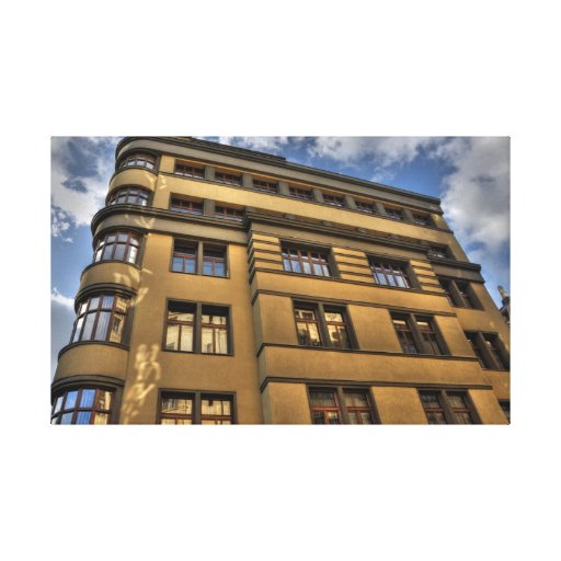 HDR building Stretched Canvas Prints