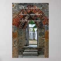 HDR Doorway - Canvas Poster