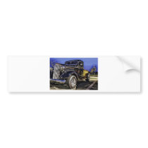 HDR GMC Classic Truck Old School Bumper Sticker