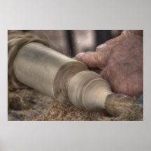 hdr manual work wood poster
