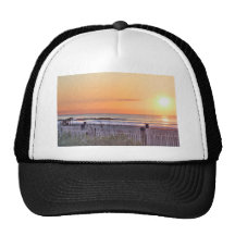 HDR Ocean Beach Sunrise  Seascape Sun Oceanview Hats