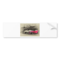 HDR Prowlers Black White Red Showing Bumper Sticker