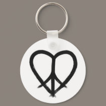 HE(ART) of Peace keychains