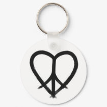 HE(ART) of Peace keychains
