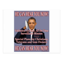 He Can Hear You Now! Postcard