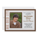 He Did It! Graduation Photo Invitation