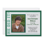 He Did It! Graduation Photo Invitation