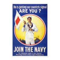 He is getting our country's signal - are you? posters by lc_wpa He is getting our country's signal - are you? posters