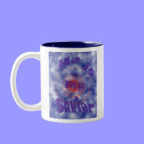 He Is My Savior mugs