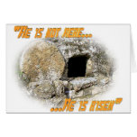 He is not here ... He is risen! Card