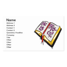 He Is Risen Business Card Templates