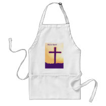 he is risen - cross aprons