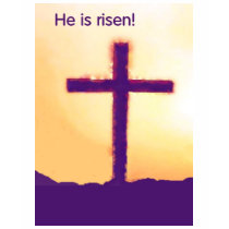 he is risen - cross t-shirts