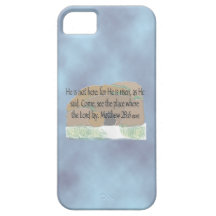 He is Risen - Matthew 28:6 iPhone 5 Covers