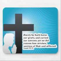 he is risen mousepads
