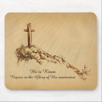 He Is Risen  Mousepad