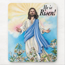 He Is Risen! Mouse Mat