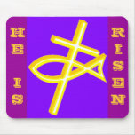 He Is Risen Mousepads